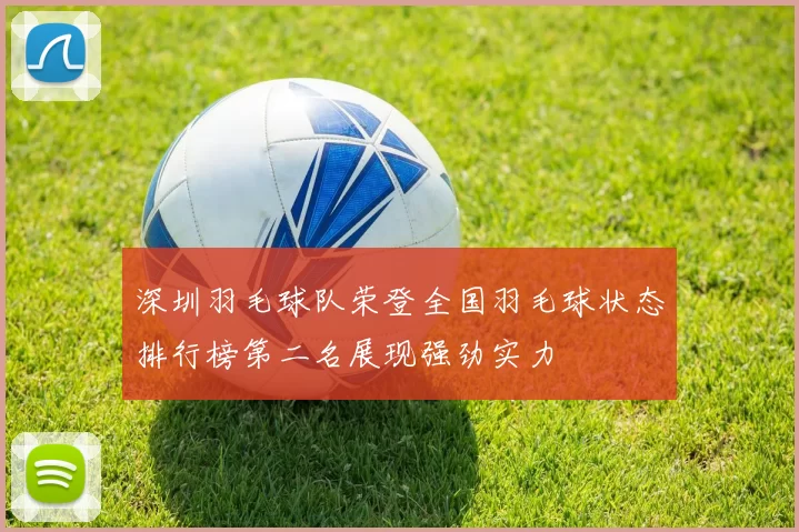 深圳羽毛球队荣登全国羽毛球状态排行榜第二名展现强劲实力